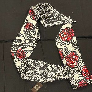 Coach Silk Scarf/Bag Tie